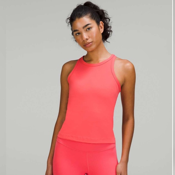 lululemon Align Waist-Length Racerback Tank Top Pale Raspberry - Picture 1 of 4
